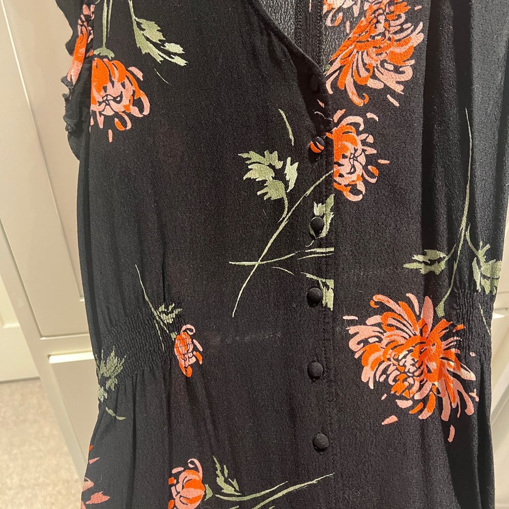 Knotsisters floral pattern dress